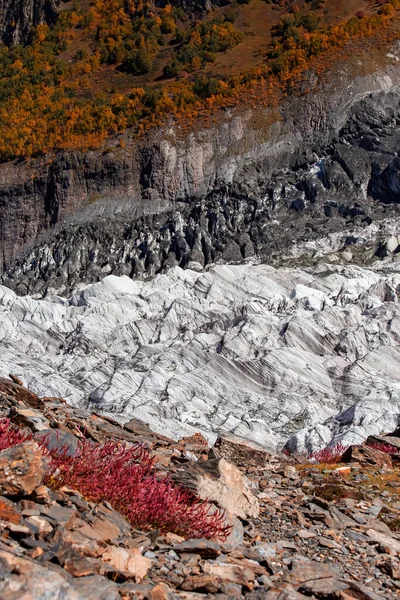 Minapin Glacier Imagens Grande Plano Rakaposhi Montanha Gilgit Paquistão — Fotografia de Stock