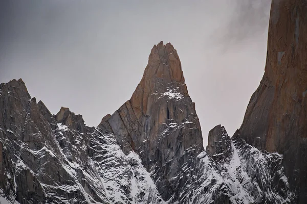 Hermosa Naturaleza Patagonia Fitz Roy Trek Vista Los Andes Parque — Foto de Stock