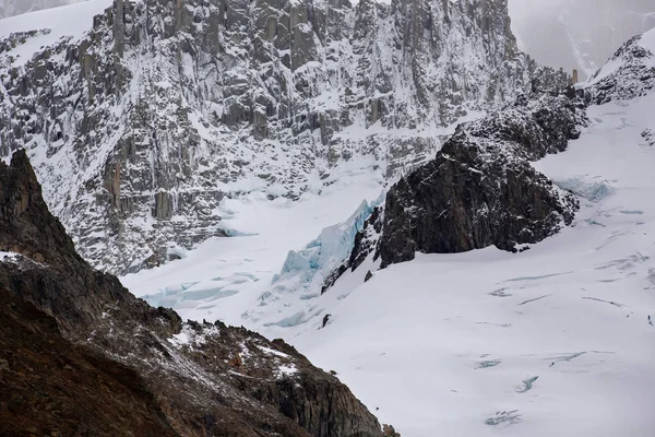 Glaciar Cordillera Fitz Roy Chalten Argentina — Foto de Stock