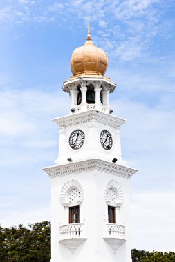 George Town, Penang, Malezya 'daki Kraliçe Victoria Saat Kulesi