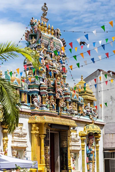 Indischer Tempel Little India District Von George Town Penang Malaysia — Stockfoto