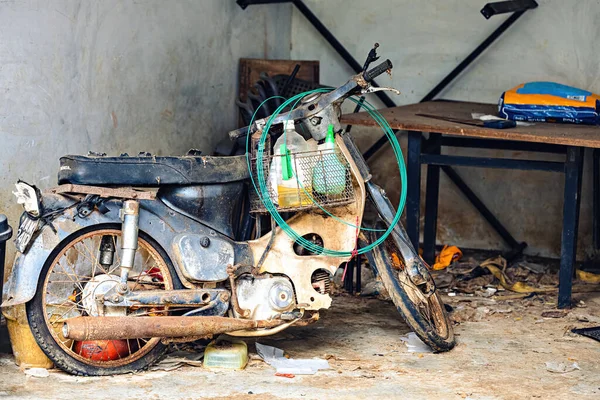 Eski Model Scooter Penang Malezya — Stok fotoğraf