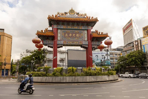 Bangkok, Tayland 'da Çin Mahallesi kapısı