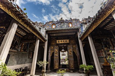 Tarihsel Peranakan Konağı Çin tapınağı, Georgetown, Penang