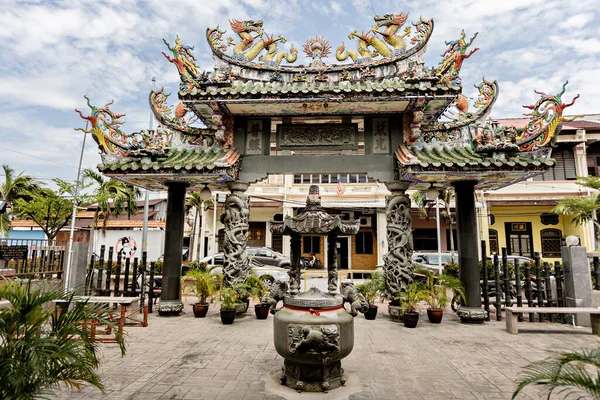 マレーシアの典型的な中国建築 ジョージタウン ペナン — ストック写真
