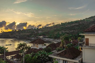 Amed Sahili, Bali, Endonezya 'da güzel bir gün doğumu