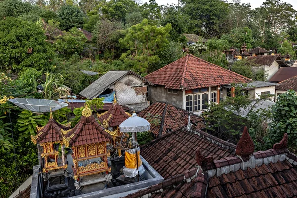 Techo Del Templo Tradicional Bali Indonesia — Foto de Stock
