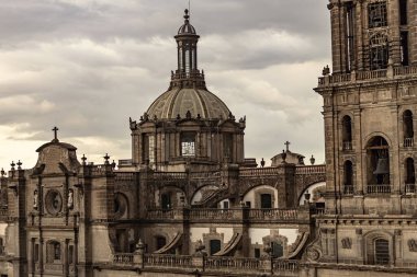 Mexico City Metropolitan Katedrali dış detayları, Meksika