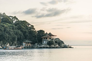 Koh Tao, Tayland 'daki tropikal villalar.