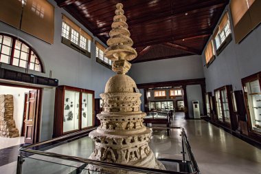 Antik Budist eserleri ve sanat müzesi sergi salonu, Taxila Pakistan