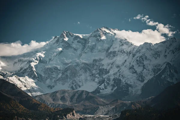 Beautiful autumn view of Nanga Parbat mountain, picture taken on the way to Nanga Parbat Base Camp, Pakistan