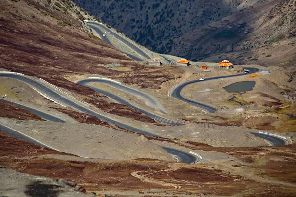 Mountain Road Babusar Pass One Highest Roads Pakistan — Stock Photo, Image