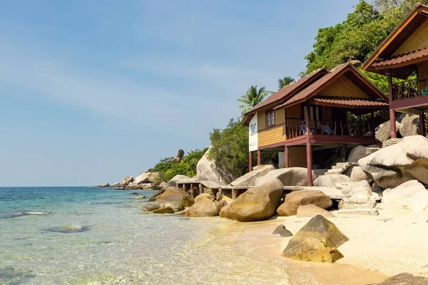Tropical Beach Villa Sea Koh Tao Samui Thailand — Stockfoto