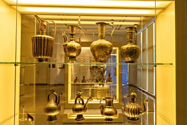 Exhibition hall in Islamic Arts Museum in Kuala Lumpur, Malaysia