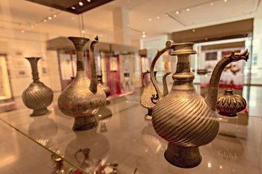 Exhibition hall in Islamic Arts Museum in Kuala Lumpur, Malaysia