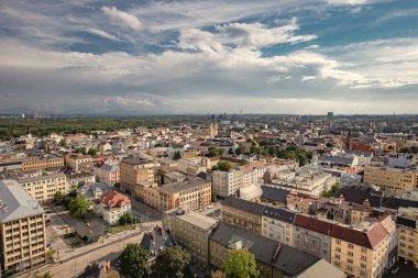 Aerial view from Ostrava Town Hall in Czechia