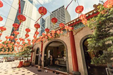Chinese temple in Kuala Lumpur China town, Malaysia