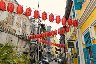Kwai Chai Hong art street in Kuala Lumpur Chinatown, Malaysia