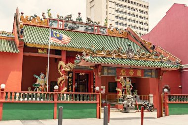 Guan Di Temple in Kuala Lumpur Chinatown, Malaysia