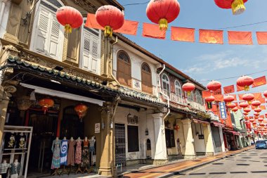Famous Jonker street walk in Historical town of Melaka, Malaysia