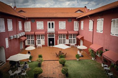 The Stadthuys Museum ancient Dutch building in Melaka Malaysia