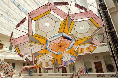 Museo de Arte Popular, Museum of Mexican Culture creative decoration in Mexico city