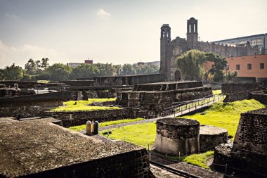 Square of the Three Cultures (Plaza de las Tres Culturas) in Mexico City, Mexico