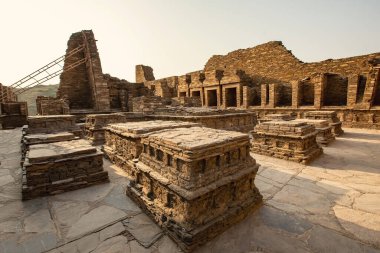 Ancient Buddhist monastery complex Takht-i-Bhai, archaeological site in Khyber-Pakhtunkhwa province of Pakistan