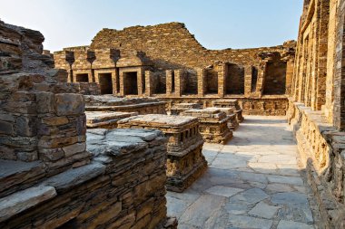 Ancient Buddhist monastery complex Takht-i-Bhai, archaeological site in Khyber-Pakhtunkhwa province of Pakistan