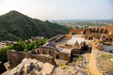 Ancient Buddhist monastery complex Takht-i-Bhai, archaeological site in Khyber-Pakhtunkhwa province of Pakistan