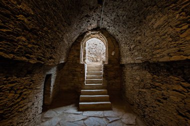 Ancient Buddhist monastery complex Takht-i-Bhai, archaeological site in Khyber-Pakhtunkhwa province of Pakistan