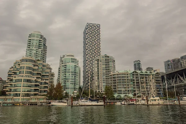 Marina Granville Island Bâtiments Résidentiels Centre Ville Vancouver Canada — Photo