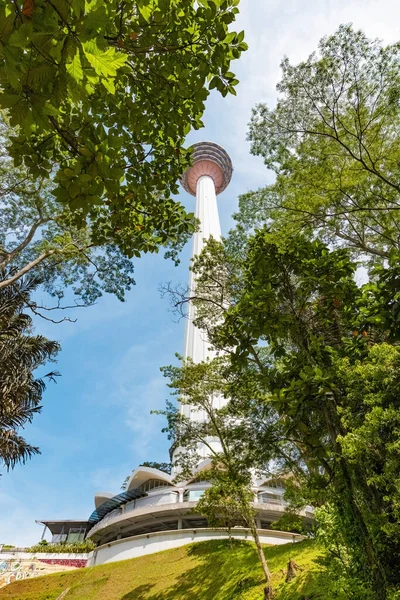 stock image Menara Kuala Lumpur view from the bottom Malaysia