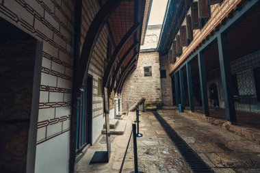 Türkiye 'nin İstanbul kentindeki Topkapı Müzesi' ndeki Harem sarayının mimari ayrıntıları