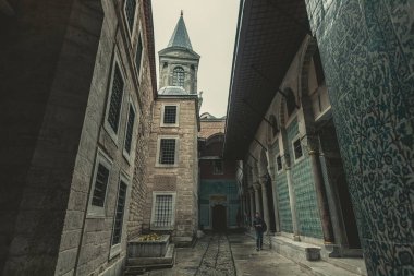 Türkiye 'nin İstanbul kentindeki Topkapı Müzesi' ndeki Harem sarayının mimari ayrıntıları