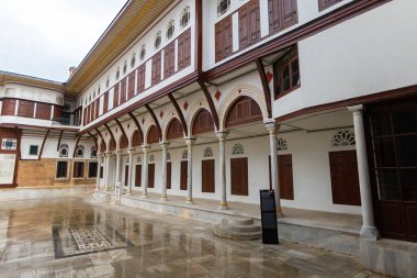 Türkiye 'nin İstanbul kentindeki Topkapı Müzesi' ndeki Harem sarayının mimari ayrıntıları