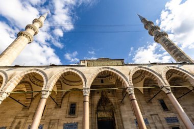 İstanbul 'daki Süleyman Camii' nin dış detayları