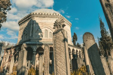 İstanbul 'daki Süleyman Camii yakınlarındaki Müslüman Mezarlığı