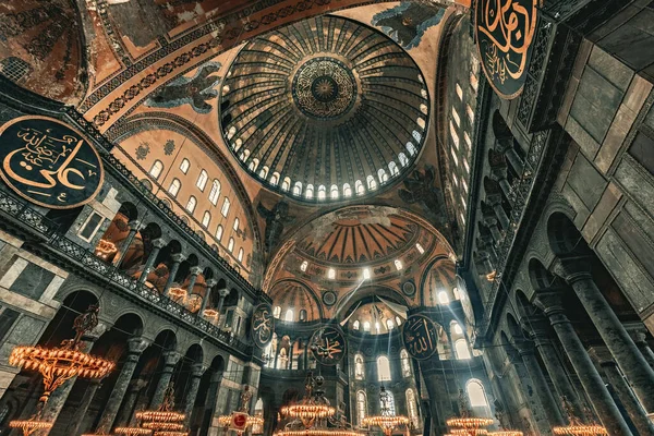 Interiérové Detaily Hagia Sofia Istanbul Turecko — Stock fotografie