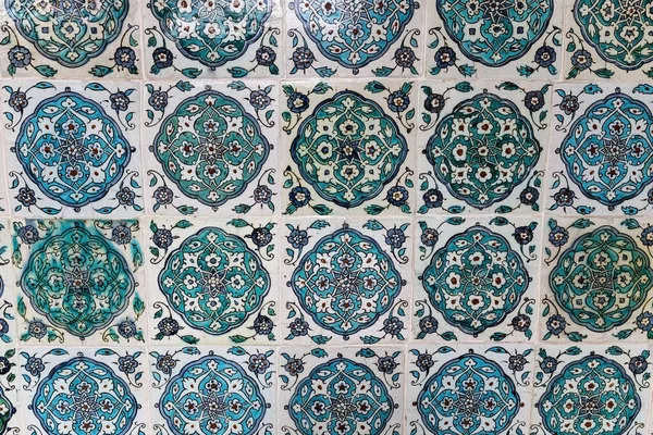 Modello Mosaico Sul Muro Del Palazzo Topkapi Istanbul Turchia — Foto Stock