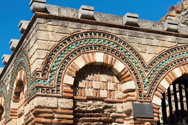 Εκκλησία Των Αγίων Ταξιαρχών Μιχαήλ Και Γαβριήλ Παλιά Πόλη Nesebar — Φωτογραφία Αρχείου