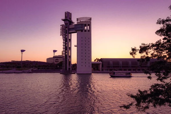 Schindler Turm Zum Testen Von Aufzügen Sevilla Spanien — Stockfoto