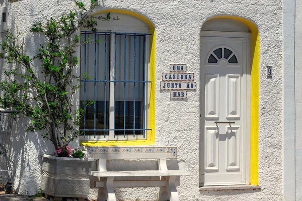 Традиционные Дома Архитектура Старого Города Албуры Алгарве Португалия — стоковое фото