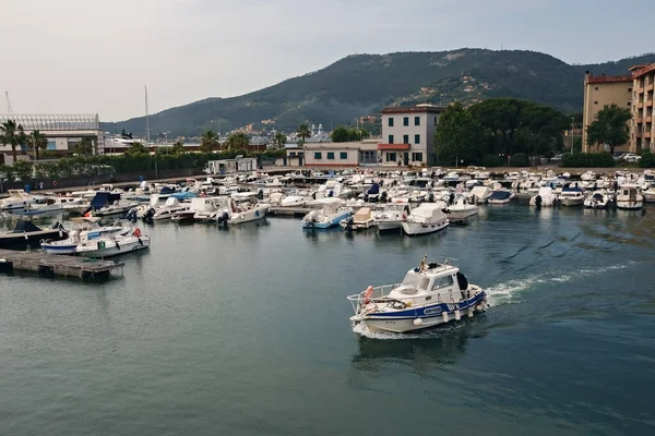 Porto Spezia Italia Barche Sull Acqua Liguria Italia — Foto Stock