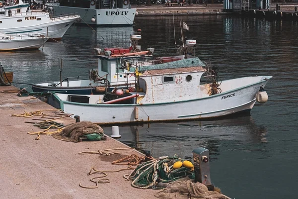 Hamnen Staden Spezia Italien Båtar Vattnet Ligurien Italien — Stockfoto