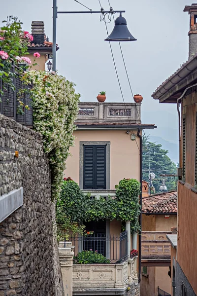 Architecture Bergamo Historical Center Tradtitional Italian House Upper Town Bergamo — Stock Photo, Image
