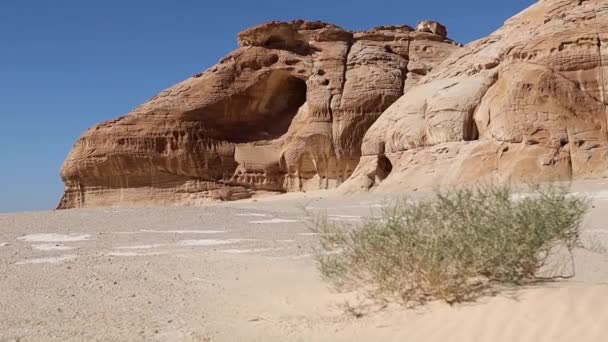 Drachenberg Der Wüste Sinai Ägypten — Stockvideo