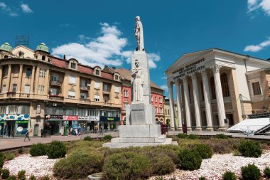 Sırbistan 'ın Subotica kasabasının merkezinde anıtı bulunan Belediye Binası