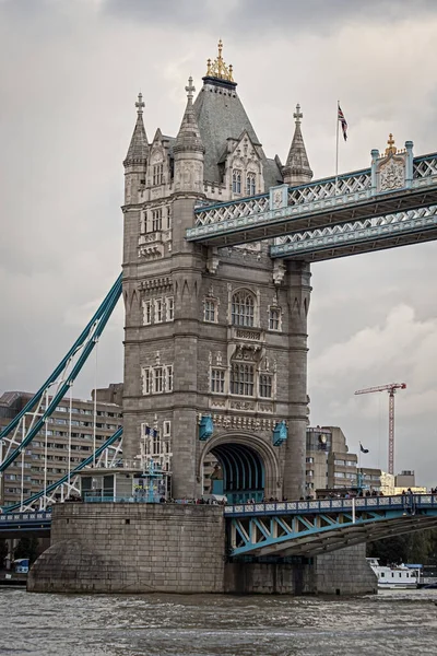 Tower Bridge Londres Coucher Soleil Royaume Uni — Photo