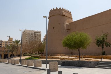 Riyad Suudi Arabistan 'daki Al Masmak Sarayı Müzesi' nin dış görünüşü